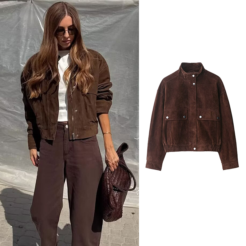 Women's Autumn Jackets 2025 New Fashion Big Pocket Elegant Women's Loose Warm Jackets Autumn Street Chic Young Student Coats